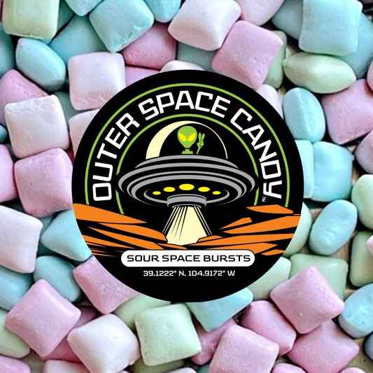 Sour Space Bursts - Freeze Dried Sour Starbursts®