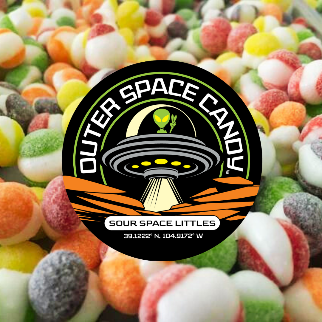 Sour Space Littles - Freeze Dried Sour Skittles